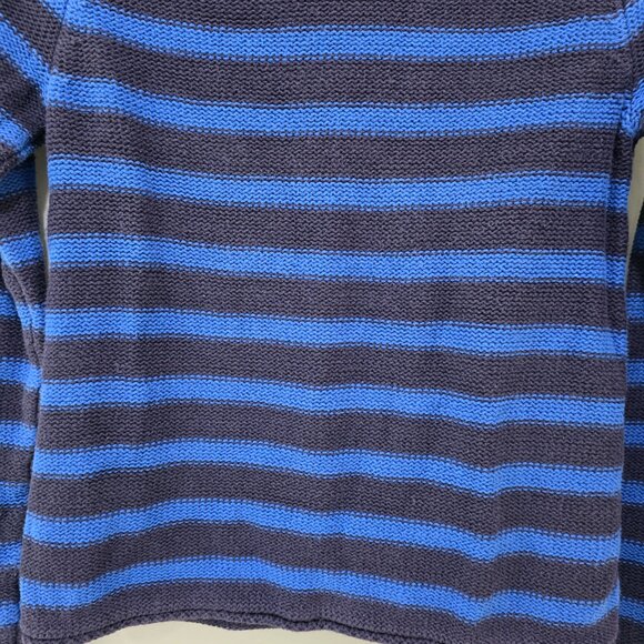 Old Navy Striped Sweater – Women’s Small Blue & Navy Long Sleeve Pullover - Picture 7 of 10